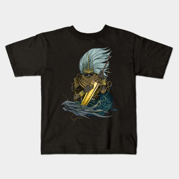 The Nameless King Kids T-Shirt by RatKingRatz